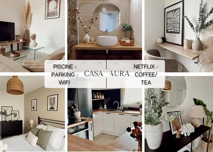 Casa Aura - 45M2 Renove, Balcon & Piscine